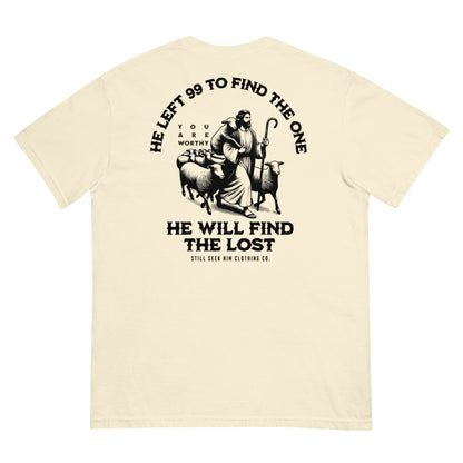 Unisex He Left 99 To Find The One Garment-Dyed Heavyweight T-Shirt