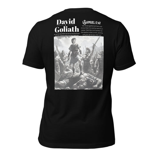 Unisex David & Goliath God Is Bigger t-shirt