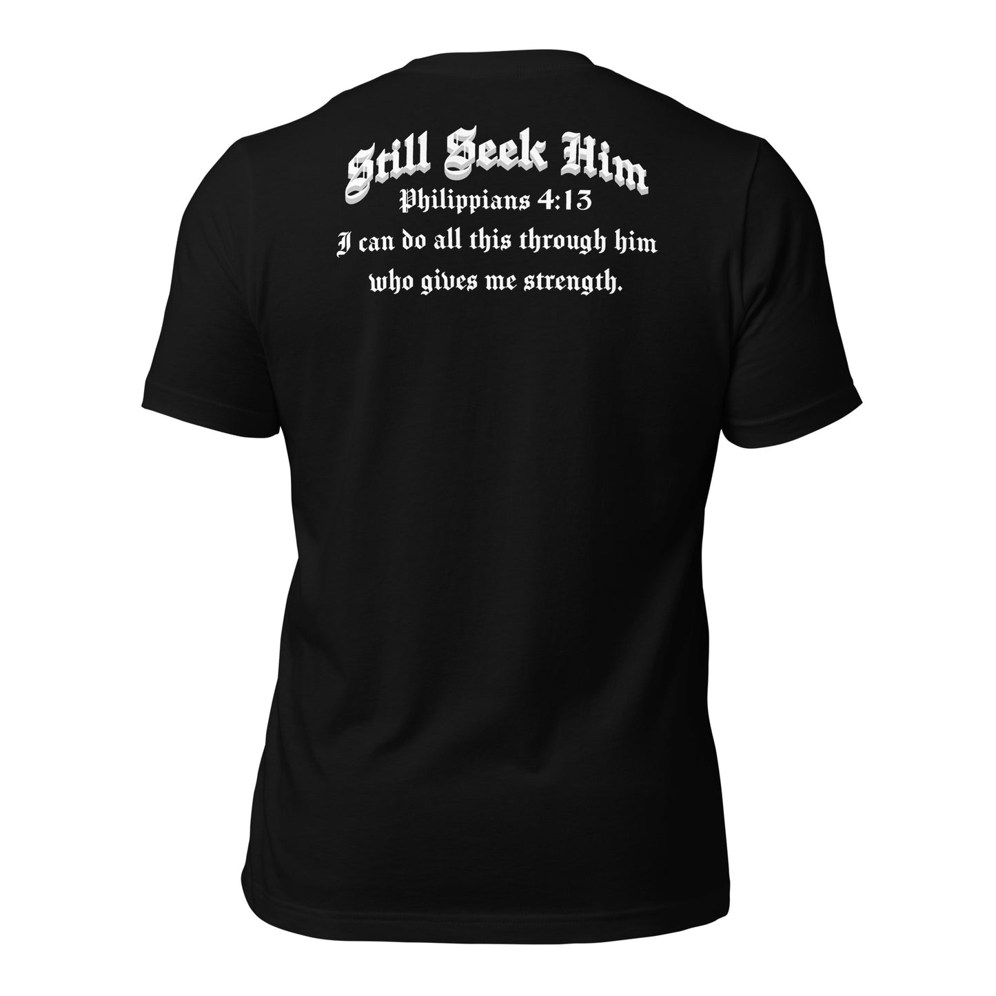 Embroidered Stronger Than Nails & Barbed Wire Philippians 4:13 Men's T-Shirt